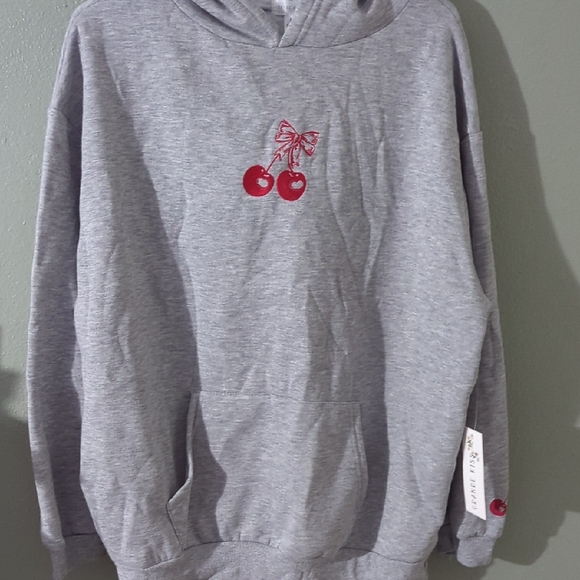 Orange Kiss NWT 🍒 M Hoodie - Picture 1 of 8